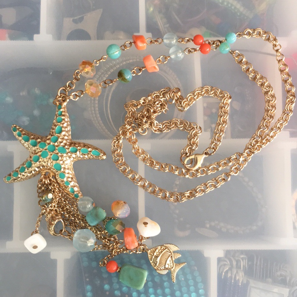 Charming Charlie Beach Starfish Necklace